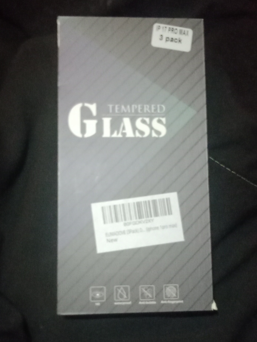 Tempered Glass Screen Protector I-Phone 17 Pro Max 3pack